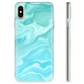 iPhone X / iPhone XS TPU Case - Blue Marble