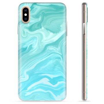 iPhone X / iPhone XS TPU Case - Blue Marble