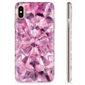 iPhone X / iPhone XS TPU Case - Pink Crystal