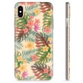 iPhone X / iPhone XS TPU Case - Pink Flowers