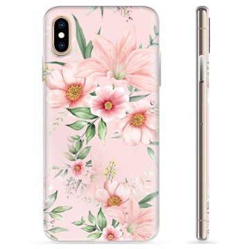 iPhone X / iPhone XS TPU Case - Watercolor Flowers