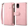 iPhone XR Esseble Zipper Wallet Case with Wrist Strap