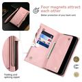 iPhone XR Esseble Zipper Wallet Case with Wrist Strap - Pink