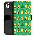 iPhone XR Premium Wallet Case - Avocado Pattern