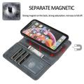 iPhone XR Vintage 2-in-1 Wallet Case with Removable Cover - Black