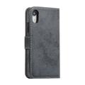 iPhone XR Vintage 2-in-1 Wallet Case with Removable Cover - Black