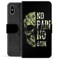 iPhone X / iPhone XS Premium Wallet Case - No Pain, No Gain