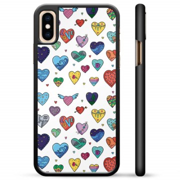 iPhone X / iPhone XS Protective Cover - Hearts
