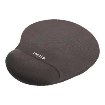 LogiLink ID0027 GEL Mousepad with Wrist Rest - Black