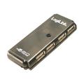 LogiLink UH0001A 4-Port USB 2.0 Hub - Black