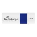 MediaRange USB 2.0 Flash Drive with Slide Mechanism - 8GB