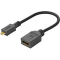 Goobay HDMI 1.4 / Micro HDMI Adapter Cable - Black