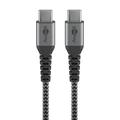 Goobay USB-C / USB-C Cable - 0.5m - Space Grey / Silver