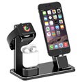 3-in-1 Charging Stand HJZJ001 - iPhone, Apple Watch, AirPods - Black