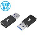 Angelbird USB 3.1 Type-A / Type-C Adapter - Black