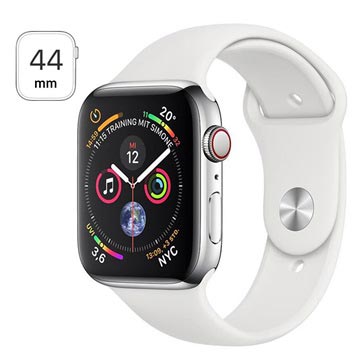 Apple Watch Series 4 LTE MTX02FD/A - Stainless Steel, Sport Band, 44mm, 16GB - Silver