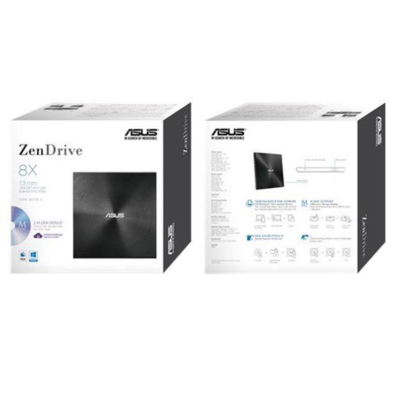Asus ZenDrive U7M SDRW08U7MU Portable DVD Burner Black