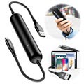 Baseus Energy 2-in-1 Lightning Cable and Powerbank Combo - 2500mAh - Black