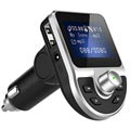 Dual USB Car Charger & Bluetooth FM Transmitter BT39 - Black