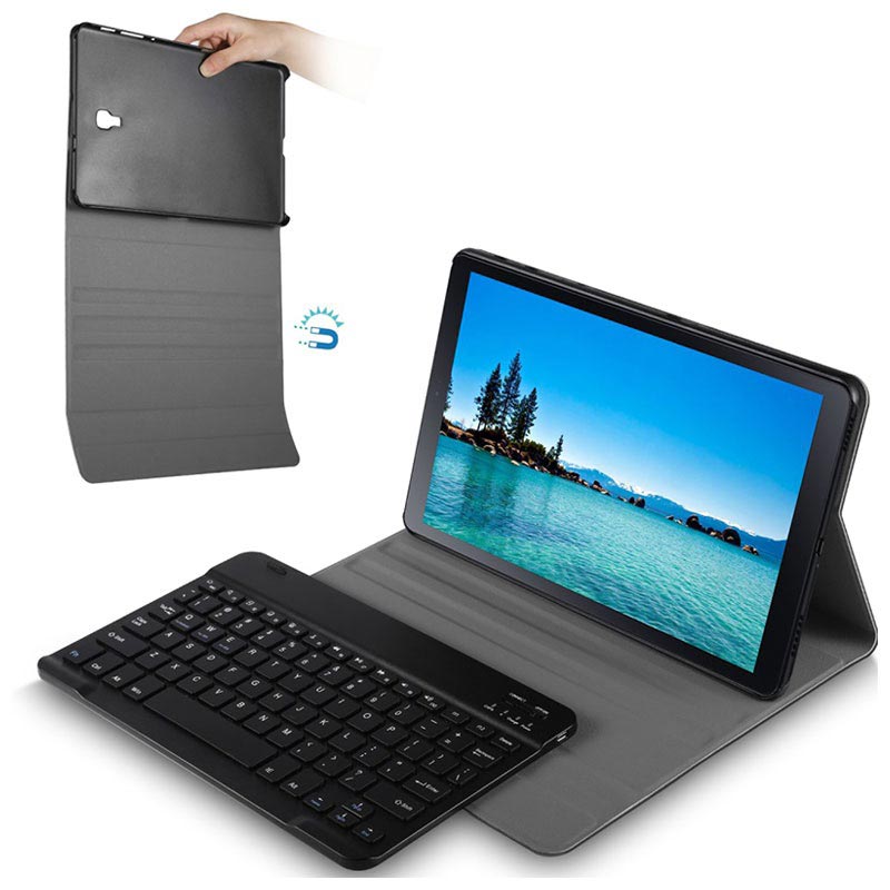 Samsung Galaxy Tab A 10.5 Bluetooth Keyboard Case - Black