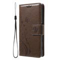 Sony Xperia X Compact Butterfly Wallet Case - Brown
