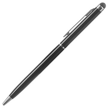 Classic Universal Stylus Pen & Ballpoint Pen - Black