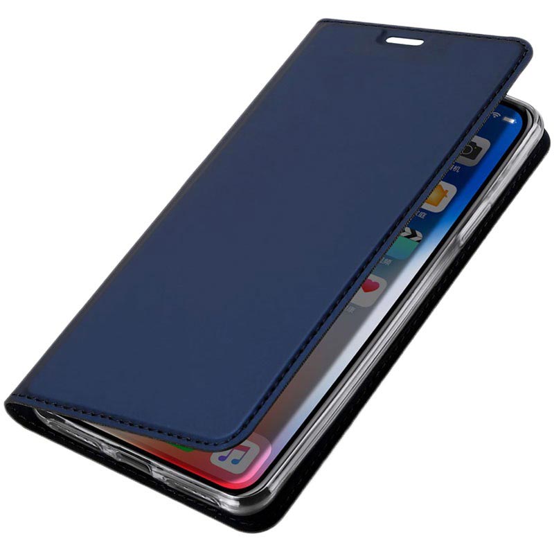 Dux Ducis Skin Pro iPhone XR Flip Case Dark Blue