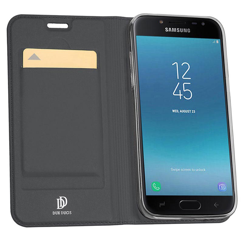Dux Ducis Skin Pro Series Samsung Galaxy J4 Flip Case - Dark Grey