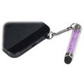 Glitter Mini Capacitive Stylus Pen with 3.5mm Plug - 9 Pcs.
