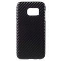 Samsung Galaxy S7 Hard Case - Carbon Fiber - Black