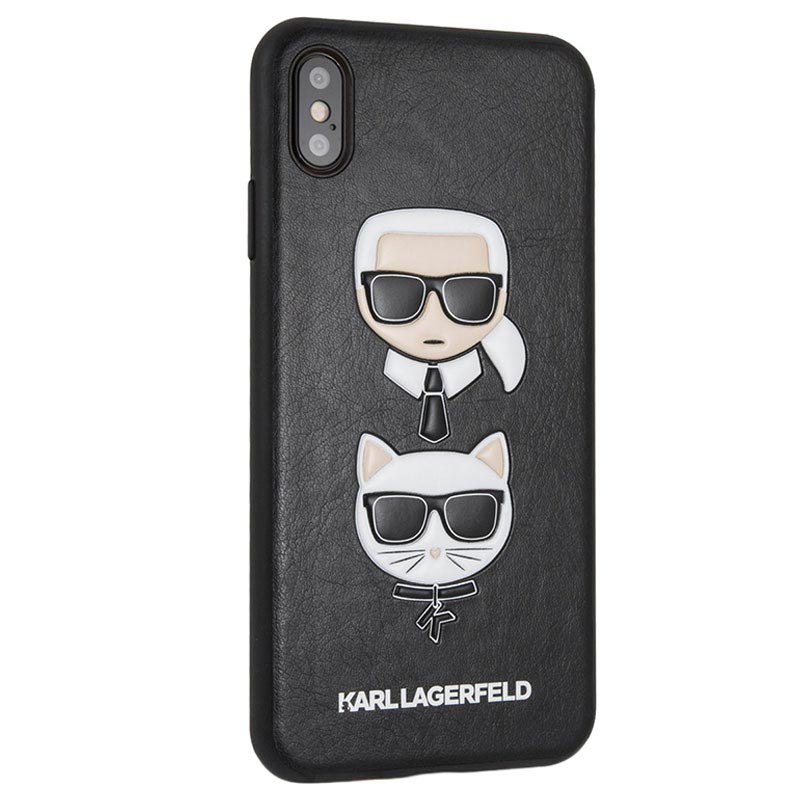 Karl Lagerfeld Karl & Choupette iPhone XS Max Case - Black
