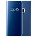 iPhone 7/8/SE (2020) Luxury Mirror View Flip Case - Blue