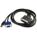 Male DVI M1-DA to VGA/USB Adapter Cable - 1,8m - Black
