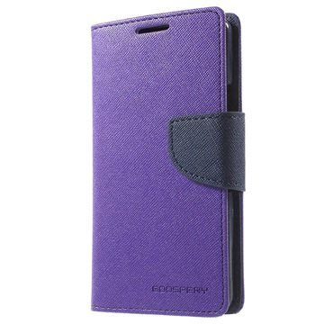 A PU Leather Samsung Galaxy A3 2016 Wallet Case in Purple