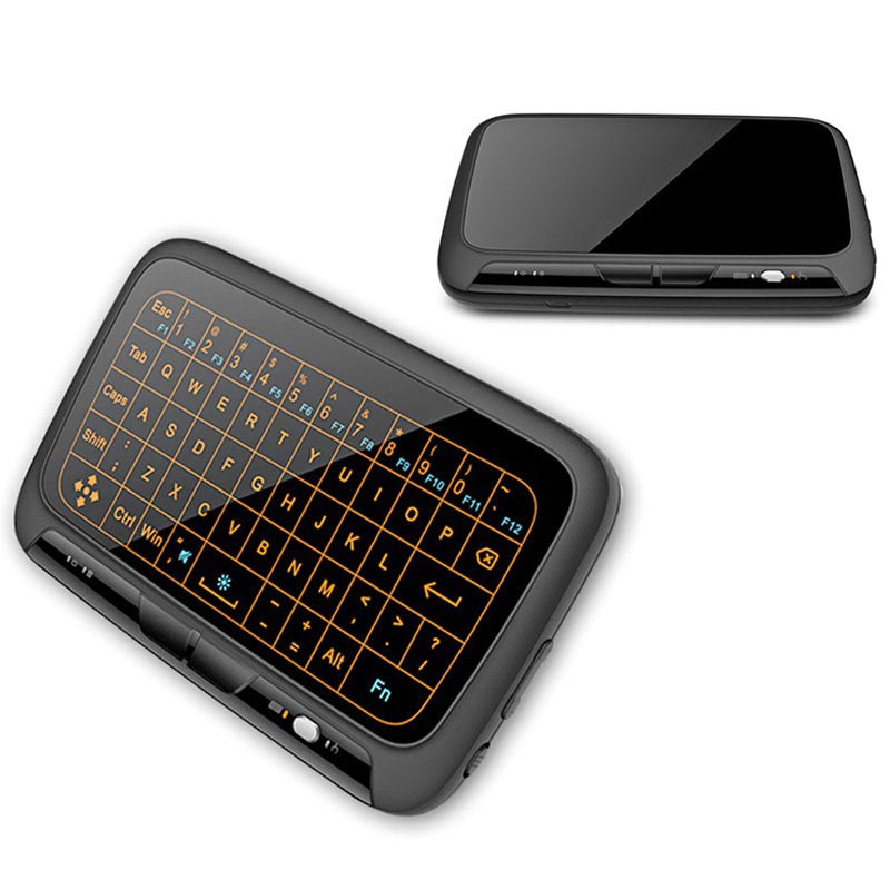 Mini Wireless Keyboard & Touchpad H18+ - 2.4GHz - Black