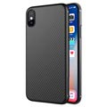 iPhone X Nillkin Synthetic Carbon Fiber Cover - Black
