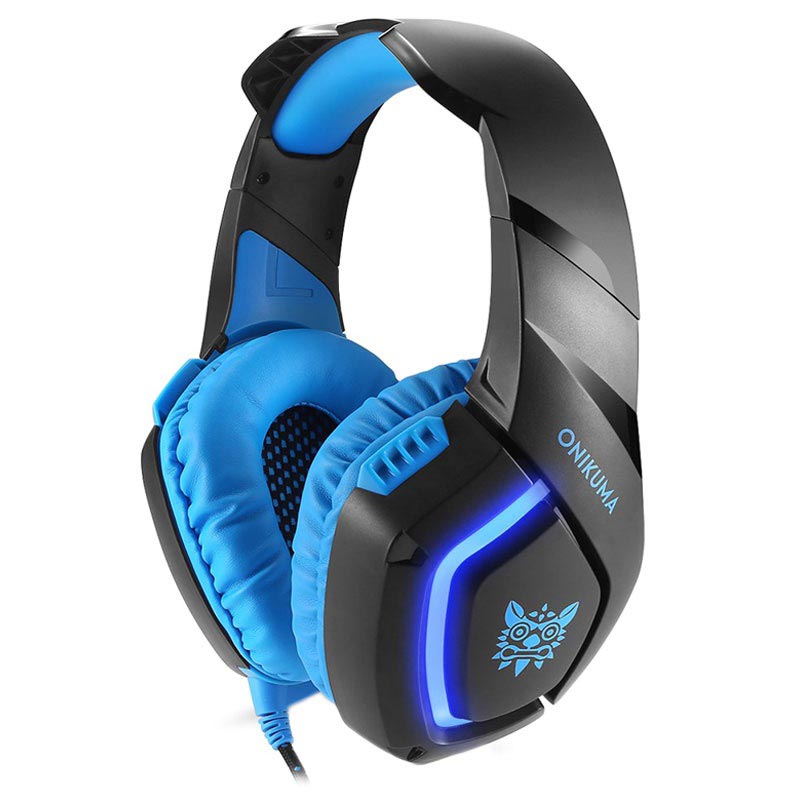 Onikuma K1B LED Gaming Headset with Microphone Blue / Black