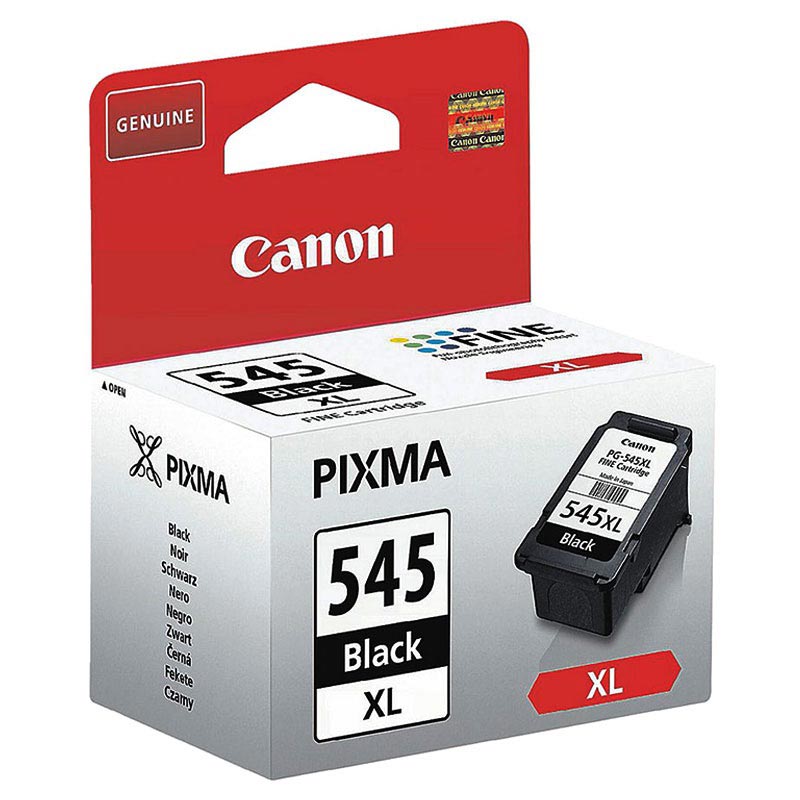 Canon PG-545XL Ink Cartridge - PIXMA iP2850, MG2450, MG2550, MG2950 - Black