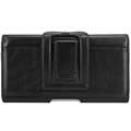 Pierre Cardin Universal Leather Case - L - Black
