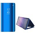 Luxury Series Mirror View Samsung Galaxy Note9 Flip Case - Blue