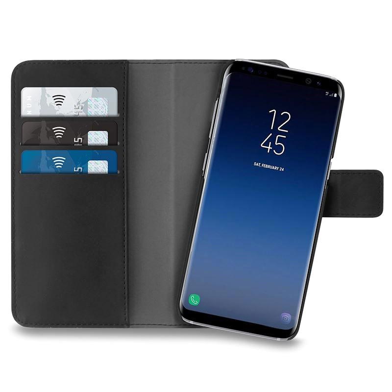 Samsung Galaxy S9+ Puro 2-in-1 Detachable Wallet Case - Black
