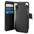 Puro 2-in-1 iPhone XR Detachable Wallet Case - Black