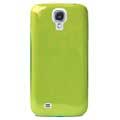 Puro Clear Crystal Case - Samsung Galaxy S4 I9500, I9505, I9502 - Lime Green