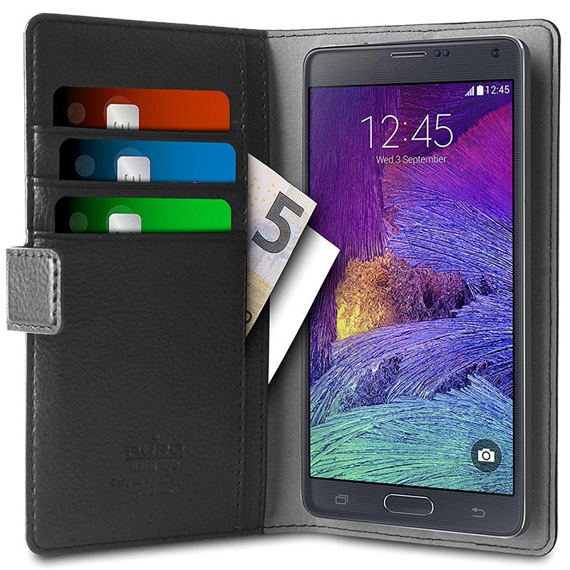 Puro Universal Smartphone 360-degree Wallet Case - XXL - Black