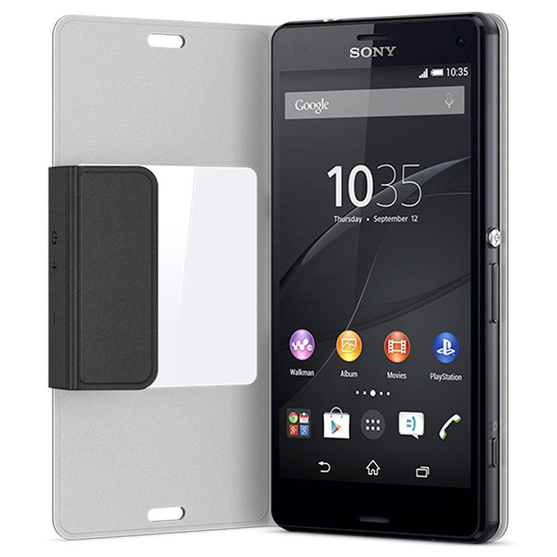 Sony Xperia Z3 Compact Style Cover SCR26 - Black