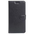 Huawei Y5II Textured Wallet Case - Black