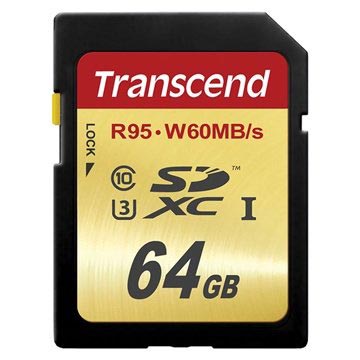 Transcend Ultimate SDXC Memory Card TS64GSDU3 - 64GB