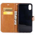 iPhone X / iPhone XS Two-Tone Jeans Wallet Case