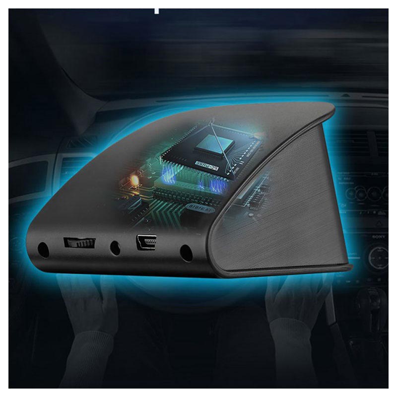 Universal Smart Digital Car HUD Speedometer T600 Black