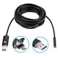 Android, PC Waterproof 8mm USB Endoscope Camera AN99 - 10m - Black